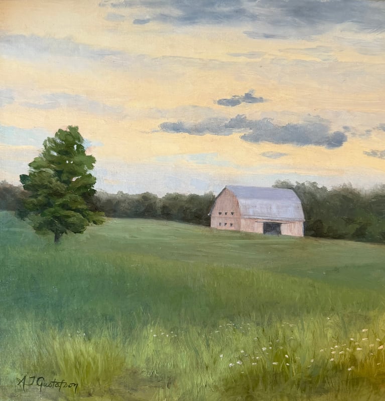 "Morning Fade" by Anna Gustafson, Oil on Linen