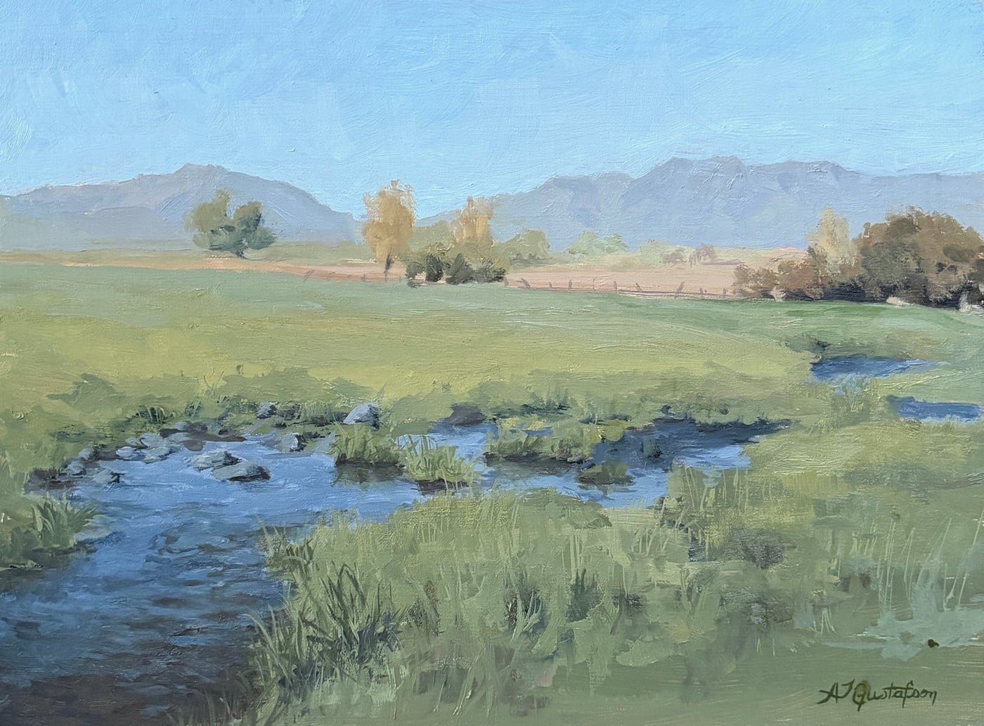 "The Way Through" by Anna Gustafson, Oil on Linen